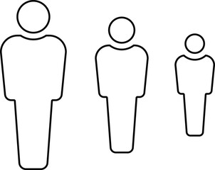 Group of people icons. Team icons set. People. Employee people group icon team staff. User profile symbol. Group of people or group of users. Persons symbol. Vector illustration