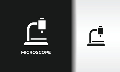 Microscope Vector, Icon Or Logo Sign Isolated Symbol Illustration