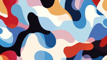 Abstract colorful shapes background. (1)