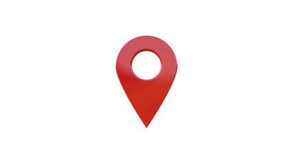 red map pointer