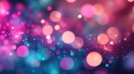 Fototapeta premium Bokeh effects enhance the dreamy quality of landscape visuals.
