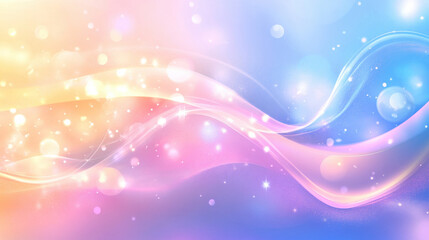 A refined abstract background featuring smooth, glossy spheres drifting in a luminous pastel setting