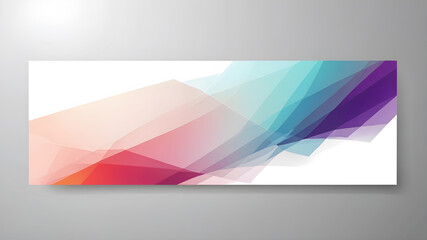 Fototapeta premium abstract web banner design template. Banner - Design Element