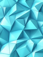 Abstract geometric pattern of light blue polygons creating a modern and futuristic design