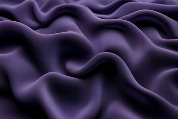 Obraz premium Abstract Draped Purple Fabric Texture Luxurious Soft Waves Elegant Smooth Background