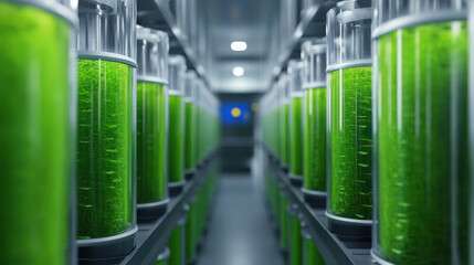 Futuristic bioreactor using algae for clean energy production
