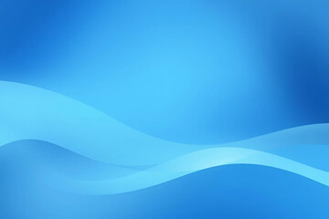 Naklejka premium Abstract Background with Blue Tones and Gentle Curved Lines
