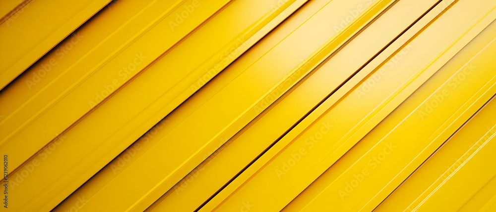 Poster yellow background with diagonal lines