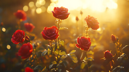 Fototapeta premium red poppy flowers