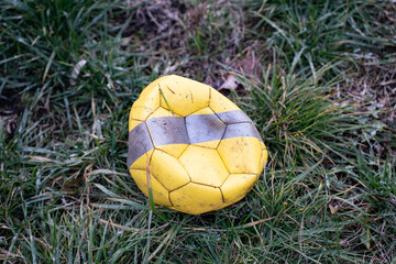 Trash lying in nature, environmental disaster.