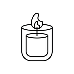 Candle  vector icon