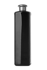 Black cosmetic bottles