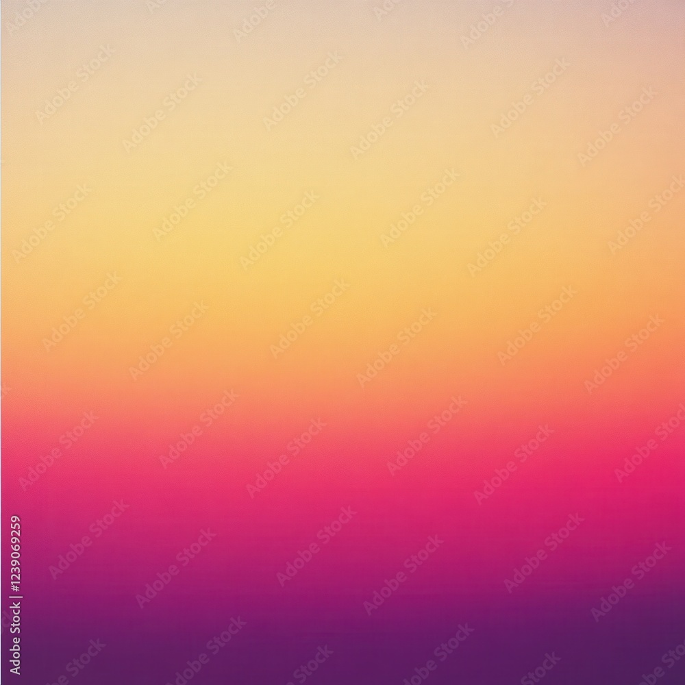 Poster gradient color background with smooth transition from light yellow to deep purple for design