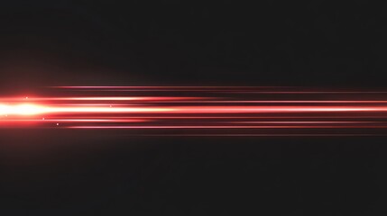 Red light streaks across dark background.