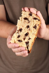 Comida tradicional natalina: panetone, rabanada, drinks