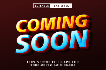 Coming Soon 3d Text - Editable Text Effect