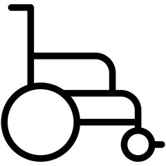 Wheelchair Outline Icon