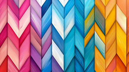 Lucky Zigzag Pattern with Vibrant Colors and Playful Lighting Effects