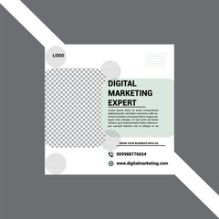 Editable Digital Marketing Post Template