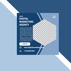 Editable Digital Marketing Post Template