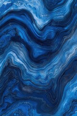 Obraz premium Geological Patterns: Blue and Gray Abstract Design