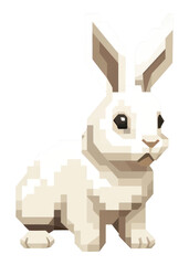 Naklejka premium PNG Rabbit animal mammal rodent.
