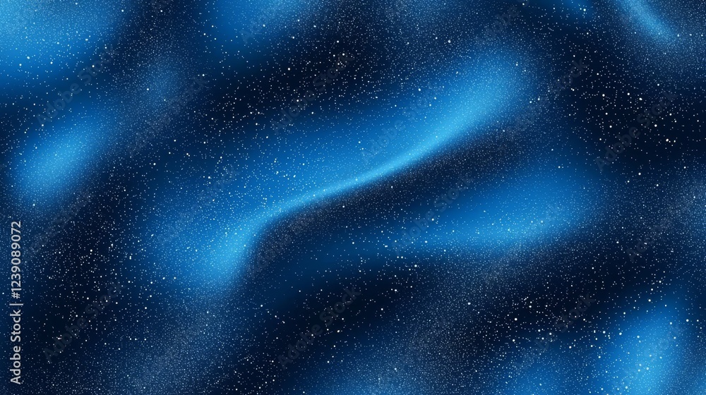 Poster deep blue gradient texture with a grainy noise effect.