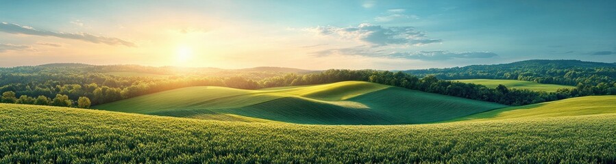 Obraz premium Aerial View of Vibrant Patchwork Fields in Germany Under Bright Blue Sky