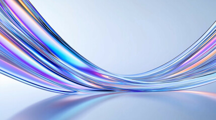 modern 3d crystalline and iridescent wallpaper