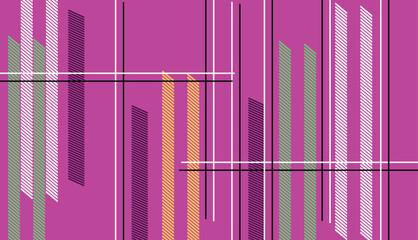 Tartan check plaid pattern. Seamless simple textured dark plaid vector illustration for flannel shirt, blanket, duvet cover, other textile print.