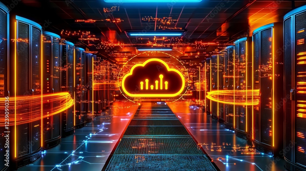 Poster enhancing hybrid cloud networks with serverless technology