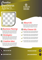 Modern Flyer templeate, cover modern layout, annual report, poster, flyer in A4