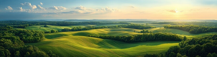 Aerial View of Vibrant Agricultural Fields in Germany Under Blue Sky