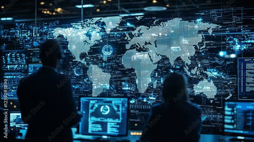 Poster security teams collaborate effectively during cyber attack response.