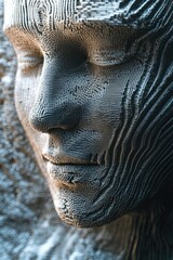 Microstock Image of Artificial Intelligence Face