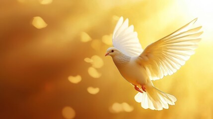 Ideal background for commemorative messages in a soothing atmosphere.