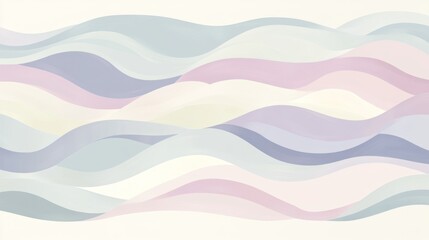 Abstract pastel wave background pattern.