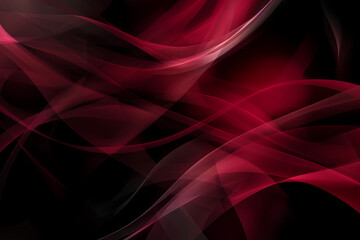 Background of red and black lines and waves. Abstract background 