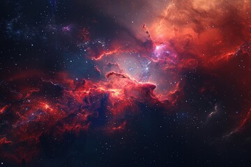 Fototapeta premium Background of galaxy and stars