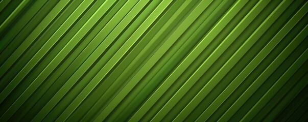 Geometric Green Background with Diagonal Stripes and Gradients. Vector Minimalist Backdrop for Irish St. Patrick Day. MZ