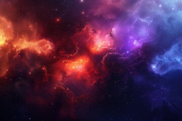 Background of galaxy and stars