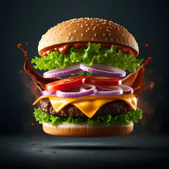 A celebration in every bite of special burger