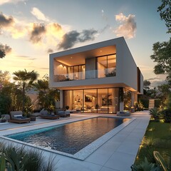 Villas Sunset Views Private Gardens Luxury Exclusive Pool Oasis