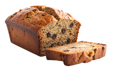 baked banana bread png 