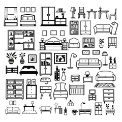 Furniture and Interior Design Icons