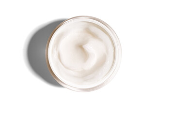 Cosmetic cream jar isolated