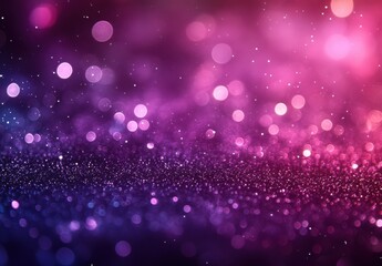 Colorful bokeh background with soft blurred circles and sparkling glitter creating a dreamy and magical atmosphere for a festive or celebratory theme