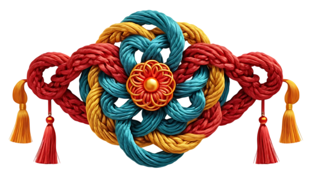  Chinese art of decorative knot png