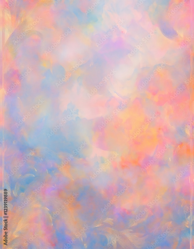 Poster pastel colors abstract background creating a dreamy atmosphere with soft texture