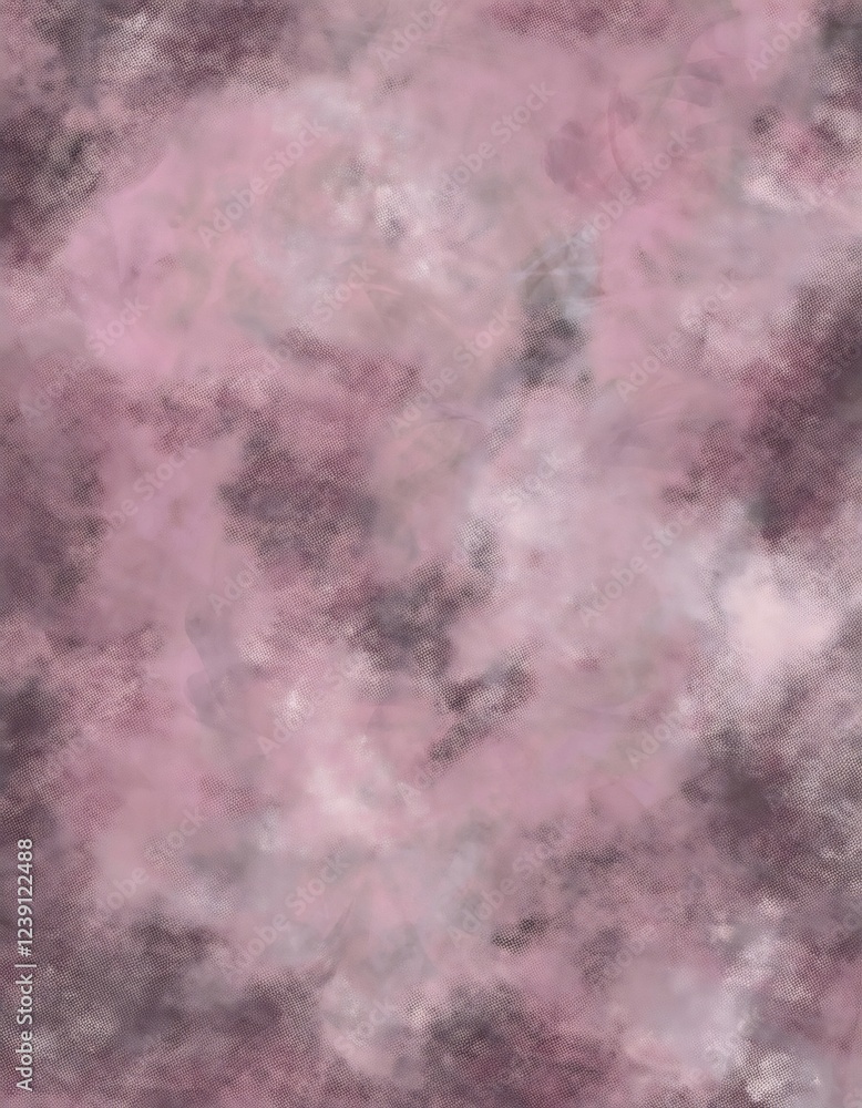 Poster abstract pink and gray watercolor background creating a cloudy effect
